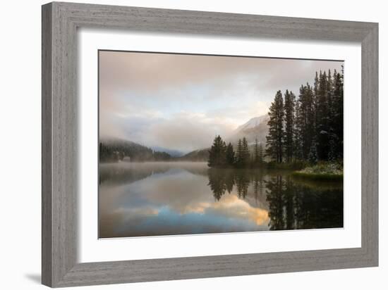 Two Jack Lake, Banff National Park, Canadian Rockies, Alberta Province, Canada-Sonja Jordan-Framed Photographic Print