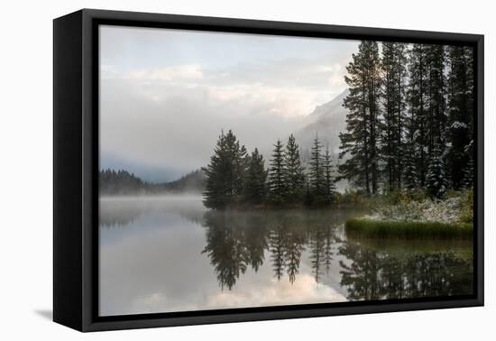 Two Jack Lake, Banff National Park, Canadian Rockies, Alberta Province, Canada-Sonja Jordan-Framed Premier Image Canvas