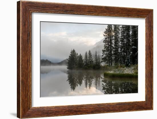 Two Jack Lake, Banff National Park, Canadian Rockies, Alberta Province, Canada-Sonja Jordan-Framed Photographic Print