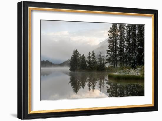 Two Jack Lake, Banff National Park, Canadian Rockies, Alberta Province, Canada-Sonja Jordan-Framed Photographic Print