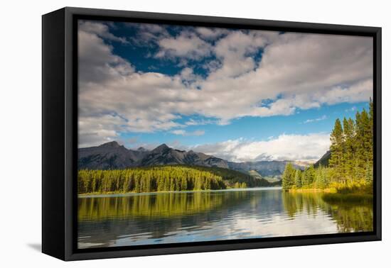 Two Jack Lake, Banff National Park, Canadian Rockies, Alberta Province, Canada-Sonja Jordan-Framed Premier Image Canvas