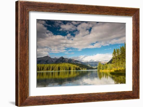 Two Jack Lake, Banff National Park, Canadian Rockies, Alberta Province, Canada-Sonja Jordan-Framed Photographic Print