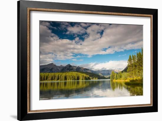 Two Jack Lake, Banff National Park, Canadian Rockies, Alberta Province, Canada-Sonja Jordan-Framed Photographic Print