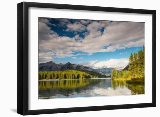 Two Jack Lake, Banff National Park, Canadian Rockies, Alberta Province, Canada-Sonja Jordan-Framed Photographic Print