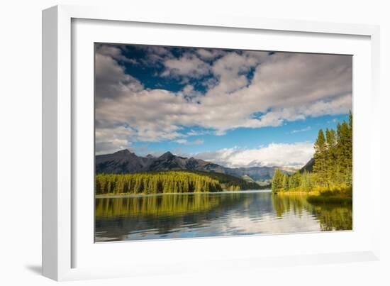 Two Jack Lake, Banff National Park, Canadian Rockies, Alberta Province, Canada-Sonja Jordan-Framed Photographic Print