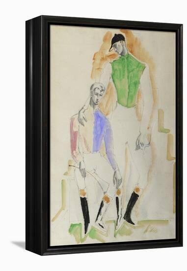 Two Jockeys-Christopher Wood-Framed Premier Image Canvas