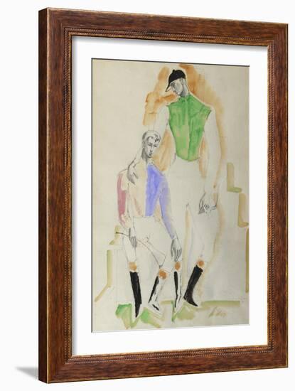 Two Jockeys-Christopher Wood-Framed Giclee Print