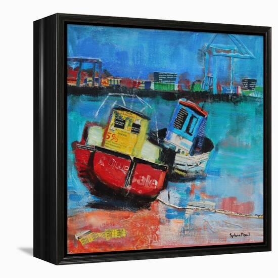 Two Jolly Fishing Boats 2012-Sylvia Paul-Framed Premier Image Canvas