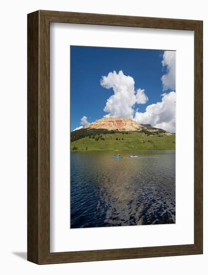 Two kayaks on Beartooth Lake Shoshone National Forest, Wyoming-Alan Majchrowicz-Framed Photographic Print