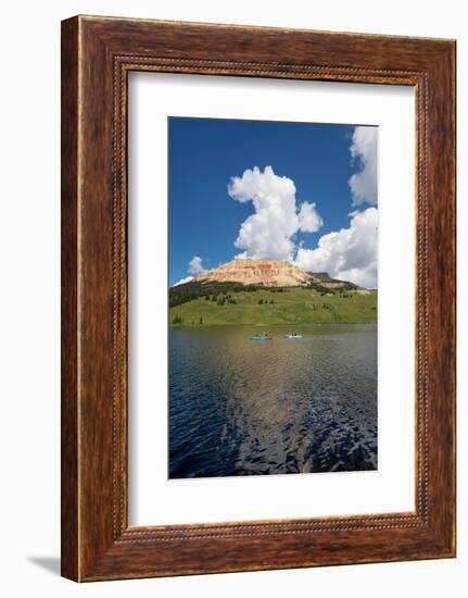 Two kayaks on Beartooth Lake Shoshone National Forest, Wyoming-Alan Majchrowicz-Framed Photographic Print