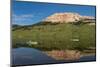 Two kayaks on Beartooth Lake Shoshone National Forest, Wyoming-Alan Majchrowicz-Mounted Photographic Print