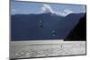 Two Kite Surfers on Howe Sound at Squamish, British Columbia, Canada, North America-David Pickford-Mounted Photographic Print