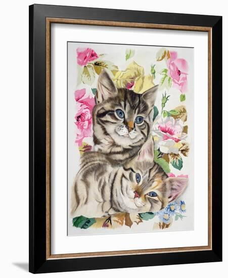 Two Kittens-Anne Robinson-Framed Giclee Print