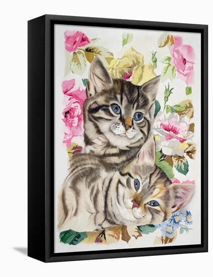 Two Kittens-Anne Robinson-Framed Premier Image Canvas
