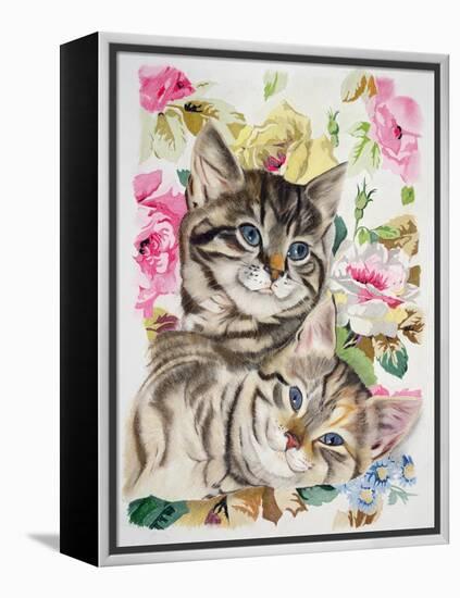 Two Kittens-Anne Robinson-Framed Premier Image Canvas