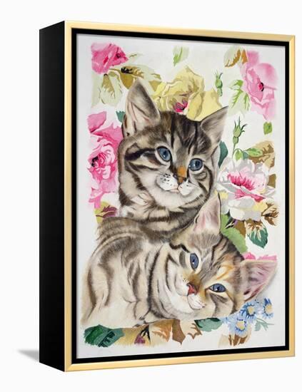 Two Kittens-Anne Robinson-Framed Premier Image Canvas