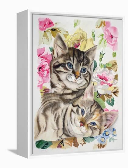 Two Kittens-Anne Robinson-Framed Premier Image Canvas