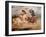 Two Knights Fighting in a Landscape, circa 1824-Eugene Delacroix-Framed Giclee Print