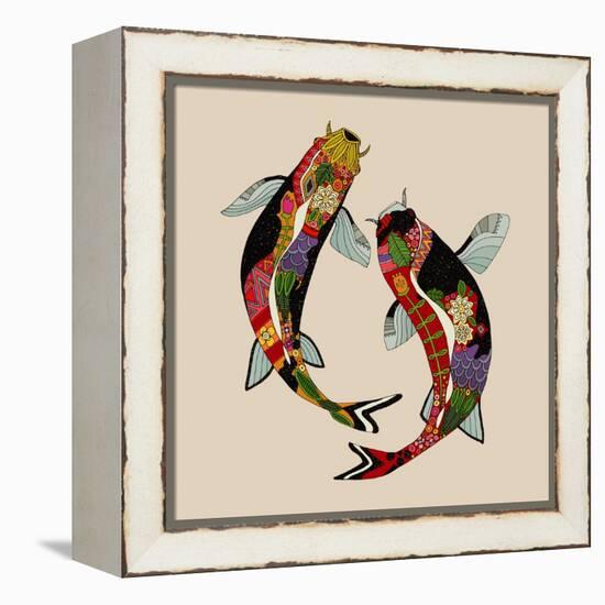 Two Koi-Sharon Turner-Framed Stretched Canvas