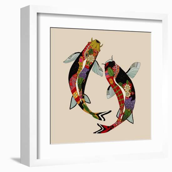 Two Koi-Sharon Turner-Framed Art Print