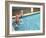 Two Ladies Getting into a Swimming Pool, 2000-Peter Breeden-Framed Giclee Print