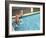 Two Ladies Getting into a Swimming Pool, 2000-Peter Breeden-Framed Giclee Print