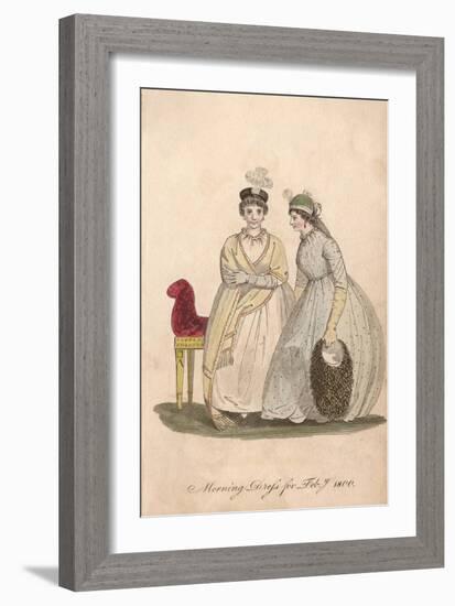 Two Ladies of 1800-null-Framed Art Print
