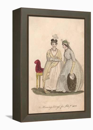 Two Ladies of 1800-null-Framed Stretched Canvas