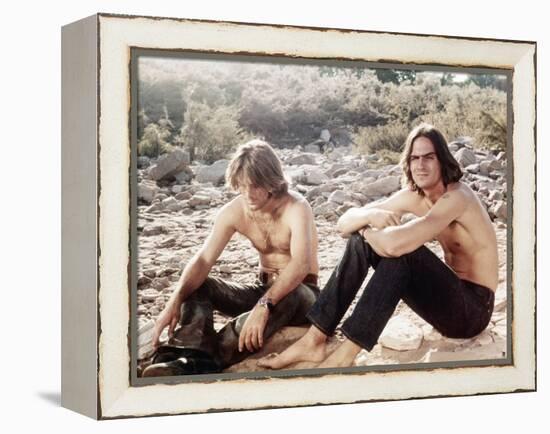 Two-Lane Blacktop, Dennis Wilson, James Taylor, 1971-null-Framed Stretched Canvas