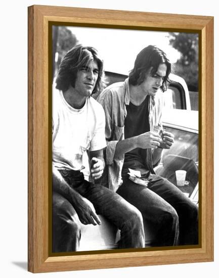 Two-Lane Blacktop, Dennis Wilson, James Taylor, 1971-null-Framed Stretched Canvas