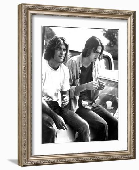 Two-Lane Blacktop, Dennis Wilson, James Taylor, 1971-null-Framed Photo