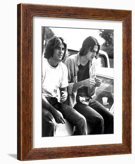 Two-Lane Blacktop, Dennis Wilson, James Taylor, 1971-null-Framed Photo