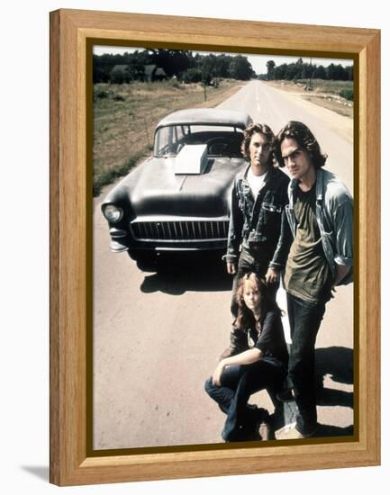 Two-Lane Blacktop, Dennis Wilson, James Taylor, Laurie Bird, 1971-null-Framed Stretched Canvas