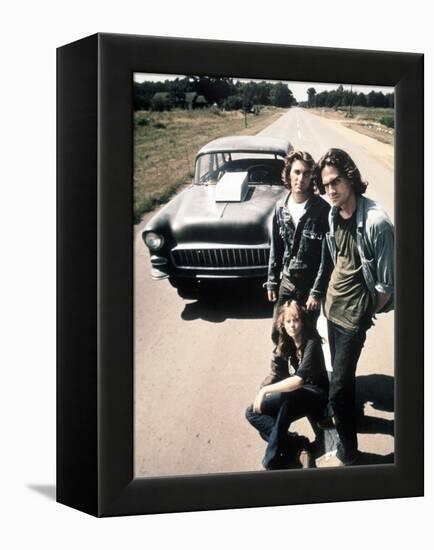 Two-Lane Blacktop, Dennis Wilson, James Taylor, Laurie Bird, 1971-null-Framed Stretched Canvas