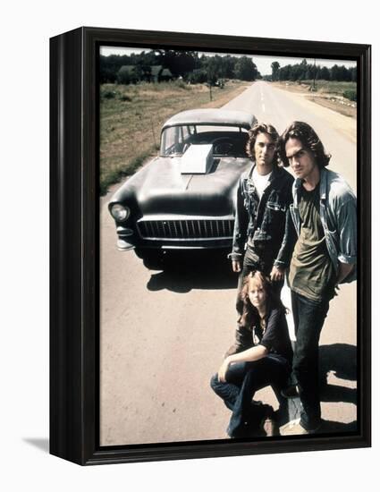 Two-Lane Blacktop, Dennis Wilson, James Taylor, Laurie Bird, 1971-null-Framed Stretched Canvas