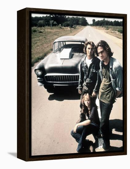 Two-Lane Blacktop, Dennis Wilson, James Taylor, Laurie Bird, 1971-null-Framed Stretched Canvas