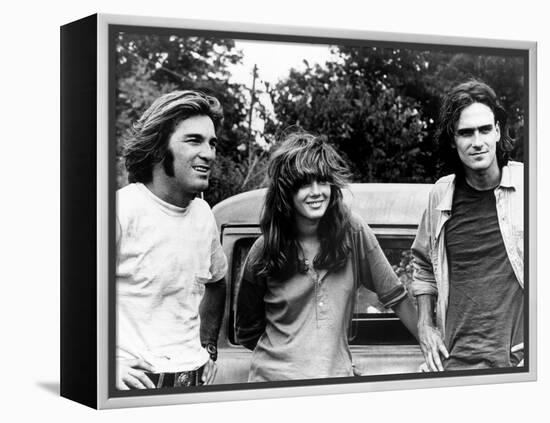 Two-Lane Blacktop, Dennis Wilson, Laurie Bird, James Taylor, 1971-null-Framed Stretched Canvas