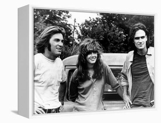 Two-Lane Blacktop, Dennis Wilson, Laurie Bird, James Taylor, 1971-null-Framed Stretched Canvas