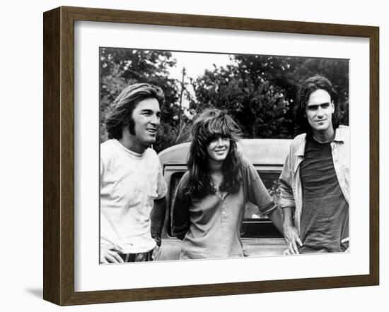 Two-Lane Blacktop, Dennis Wilson, Laurie Bird, James Taylor, 1971-null-Framed Photo