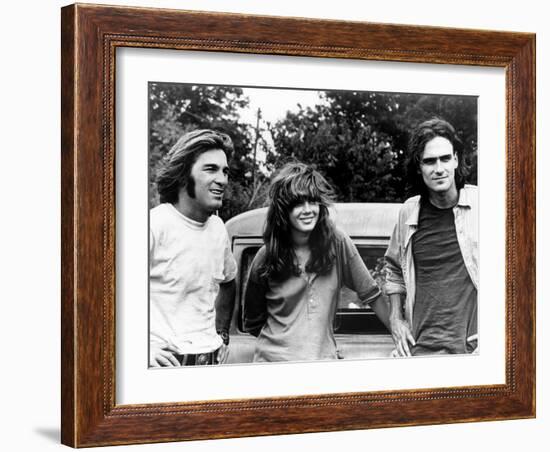 Two-Lane Blacktop, Dennis Wilson, Laurie Bird, James Taylor, 1971-null-Framed Photo