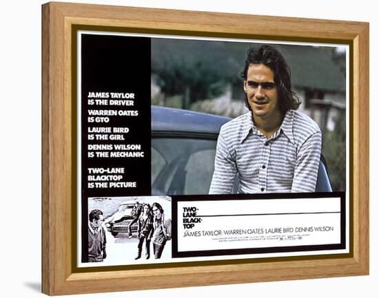 Two-Lane Blacktop, James Taylor, 1971-null-Framed Stretched Canvas