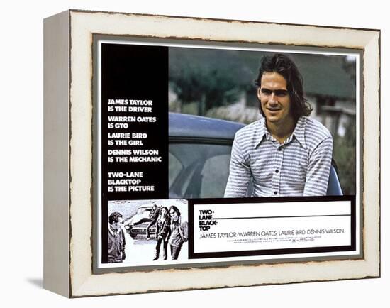 Two-Lane Blacktop, James Taylor, 1971-null-Framed Stretched Canvas