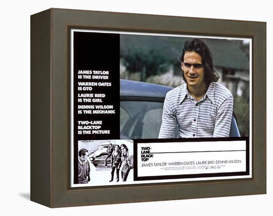 Two-Lane Blacktop, James Taylor, 1971-null-Framed Stretched Canvas