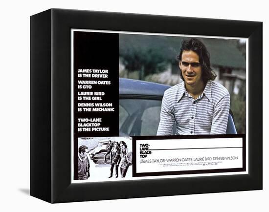 Two-Lane Blacktop, James Taylor, 1971-null-Framed Stretched Canvas