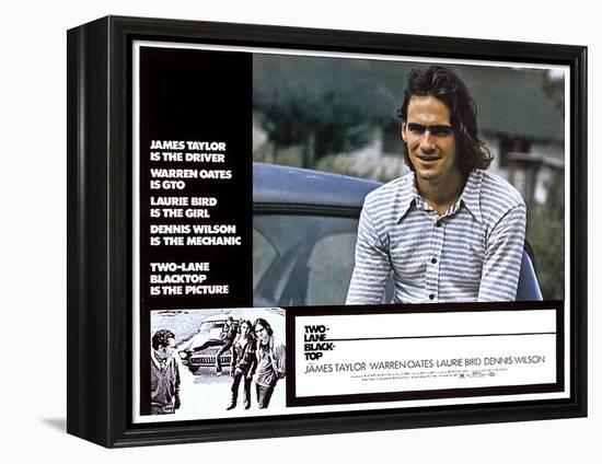 Two-Lane Blacktop, James Taylor, 1971-null-Framed Stretched Canvas
