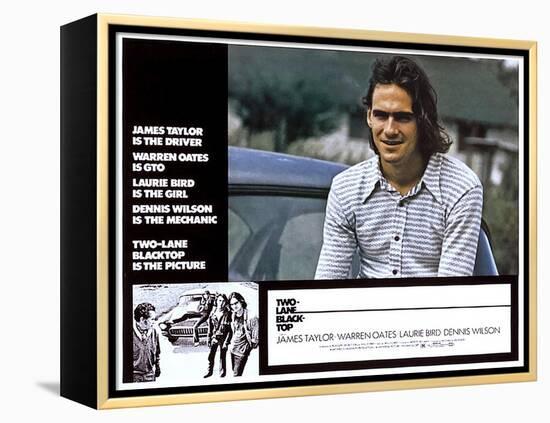 Two-Lane Blacktop, James Taylor, 1971-null-Framed Stretched Canvas