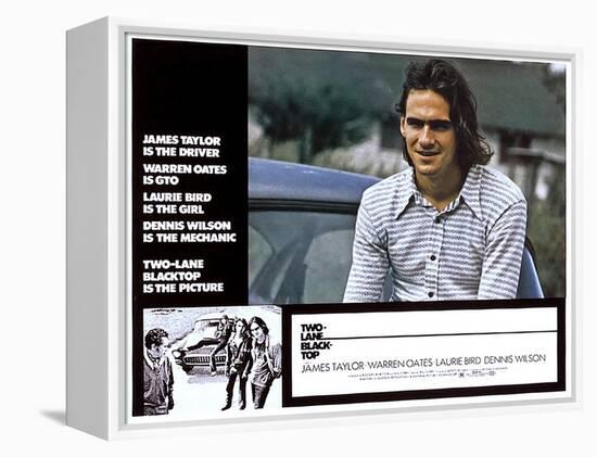 Two-Lane Blacktop, James Taylor, 1971-null-Framed Stretched Canvas