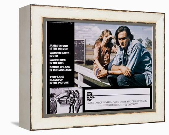 Two-Lane Blacktop, Laurie Bird, James Taylor, 1971-null-Framed Stretched Canvas