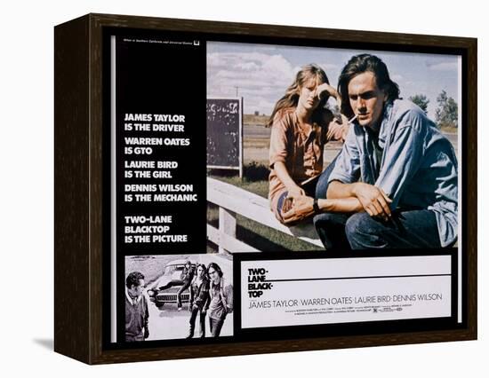 Two-Lane Blacktop, Laurie Bird, James Taylor, 1971-null-Framed Stretched Canvas