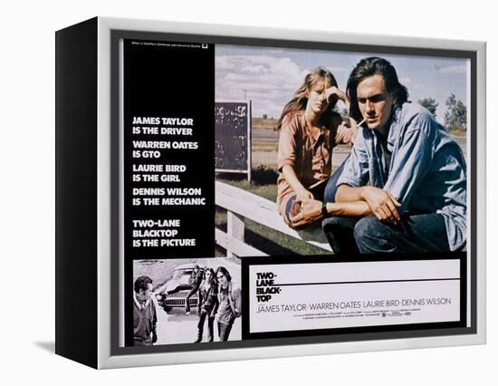 Two-Lane Blacktop, Laurie Bird, James Taylor, 1971-null-Framed Stretched Canvas